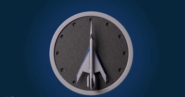 Supersonic transplants over the Atlantic for three hours