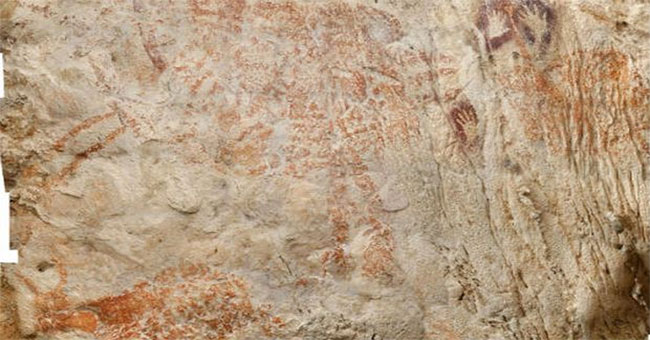 Surprise the world's oldest painting discovered in cave ... Indonesia