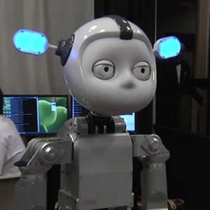 Surprise with smart robots know ... picking flowers, playing guitar