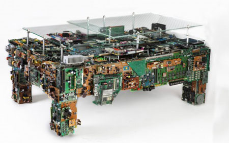 Surprised with furniture ... electronic components