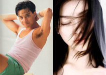 Sweat men excited women