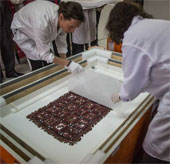 Sweden returned the pre-Inca shroud to Peru
