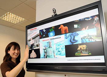 Swipe your hand to ... switch TV channels