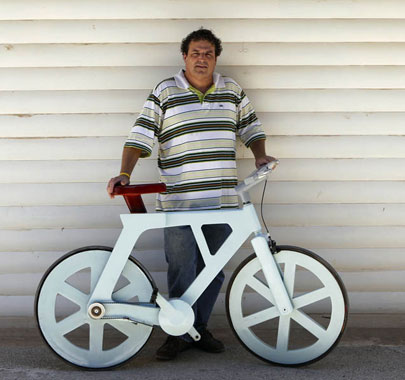 Take a bike with paper