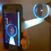 Take a photo of the retina with a smartphone
