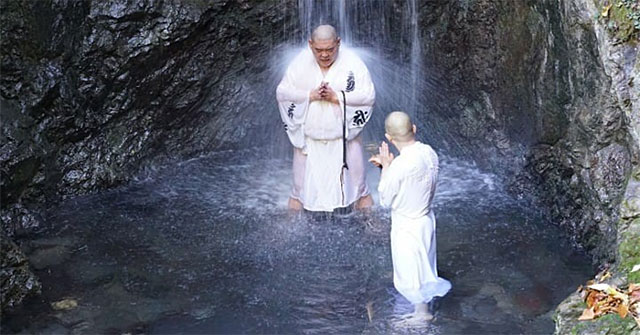 Takigyo - Meditating under a waterfall
