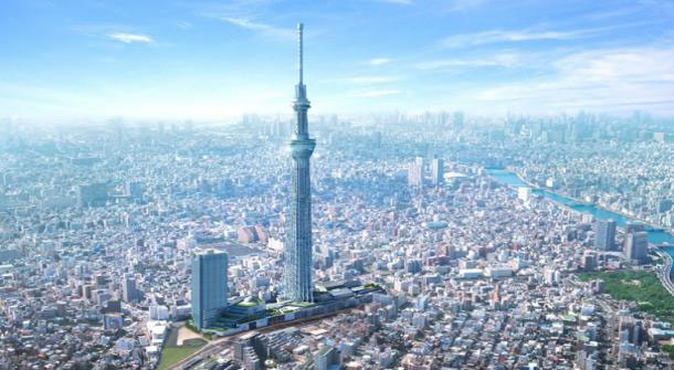 Technology on the Tokyo Sky Tree TV Tower