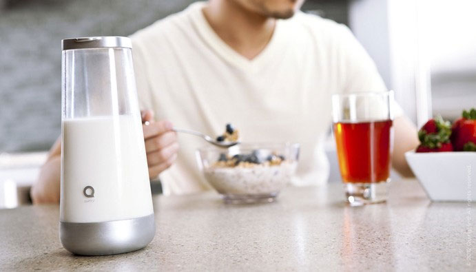 Technology reports when milk is broken