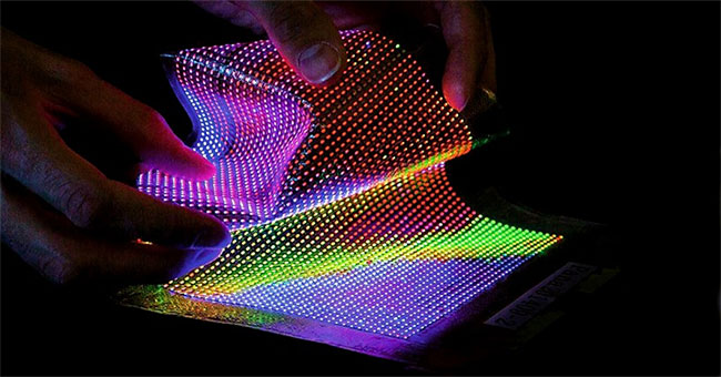 Technology time, even fabric can be woven from fiber, led