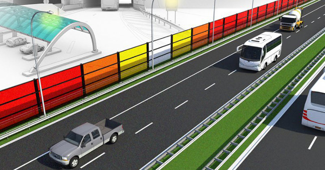Technology to make high speed while reducing noise and creating clean energy for the city