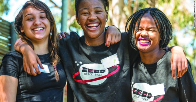 Teenage girls successfully built the first satellite for Africa