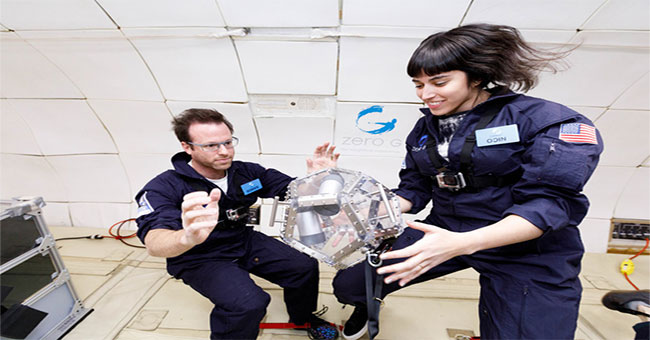 Telemetron - Musical instruments are designed to play in a zero gravity environment