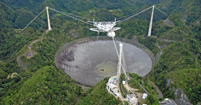 Telescope 'hunt' aliens damaged after the storm