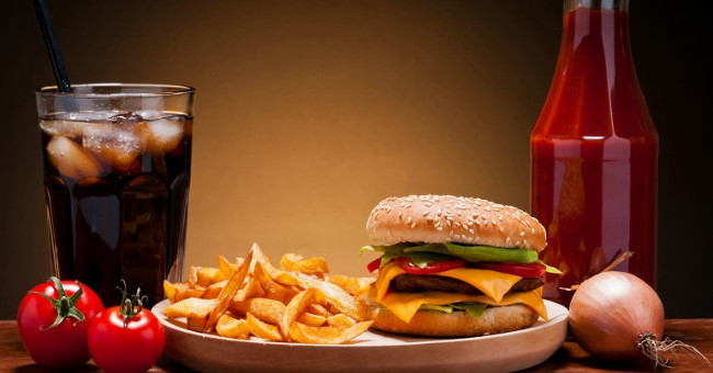 Terrible harm has never been known when eating fastfood