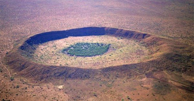 Terrible traces of asteroids falling to Laos