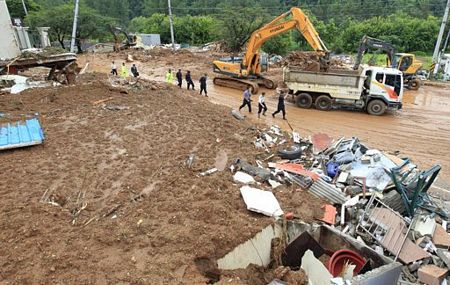 Terrifying land in Korea, 17 people died