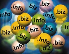 Test new internet domain name system