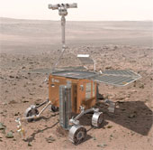 Test of self-propelled Mars