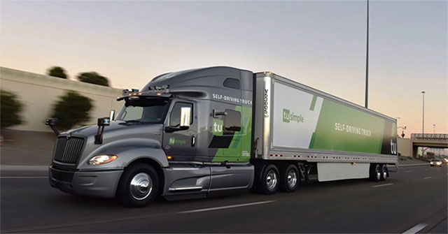 Test truck self-driving parcel delivery on a route of more than 1,600km