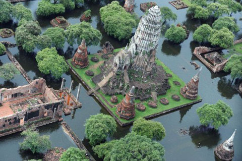 Thailand is flooded