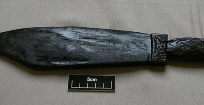 The 1,000 year Viking wooden sword is still intact, not decaying: Made from expensive wood like gold!