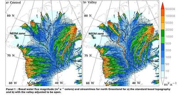 The 1,000-mile-long Black River flows under Greenland Bay