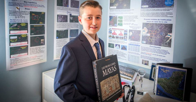 The 15-year-old boy found the ancient city of Maya in the jungle
