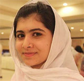 The 17-year-old girl won the 2014 Nobel Peace Prize