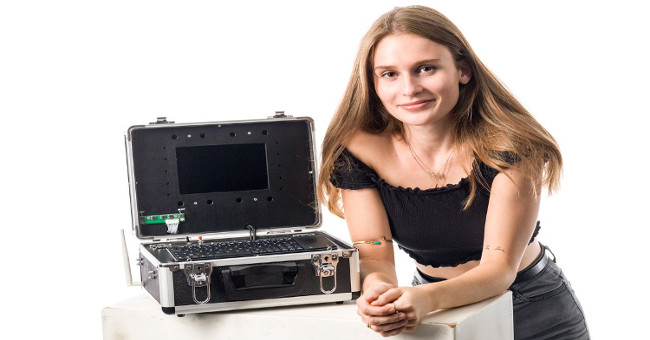 The 19-year-old created a hack system to teach people the importance of security