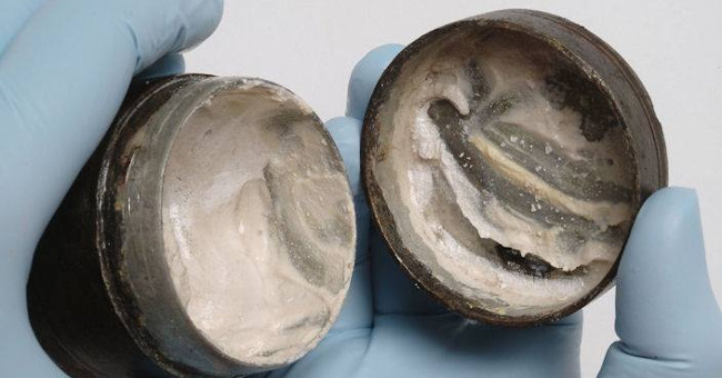 The 2,000-year-old skin whitening cream box in the UK