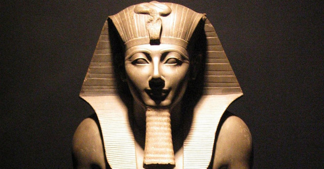 The 3,500-year-old seal of the Egyptian pharaoh