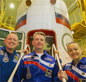The 41st international flight crew prepares to go to space