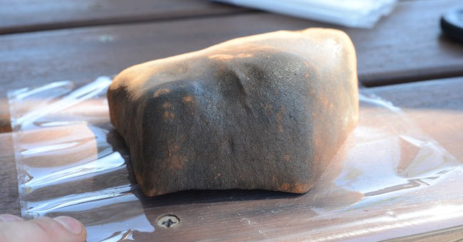 The 4.5-billion-year-old meteorite plunges into the Australian farm