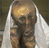 The 500-year-old Zen master remains intact with teeth and hair in India