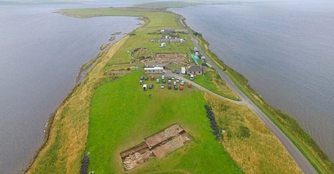 The 5400-year-old building is buried under an ancient landfill