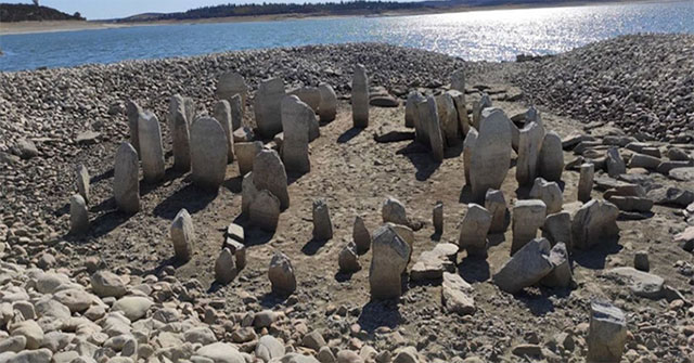 The 7,000-year-old Spanish tombstone was first 'exposed' after half a century