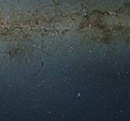 The 84 million star image is at the center of the universe