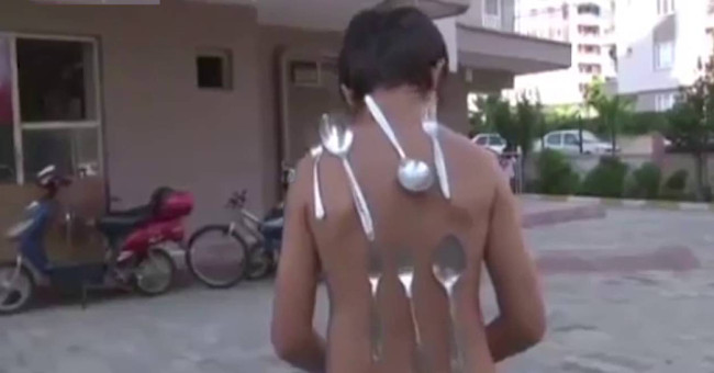The 9-year-old boy turns into a