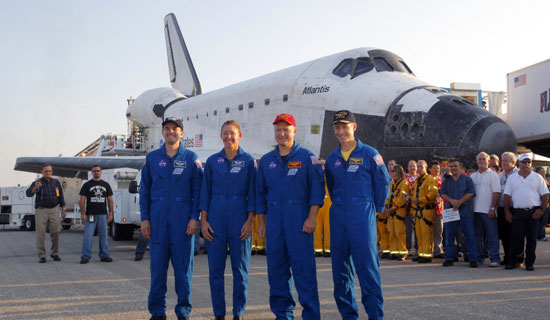 The American astronaut's