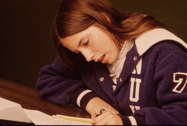 The anxious girls often have difficulty learning