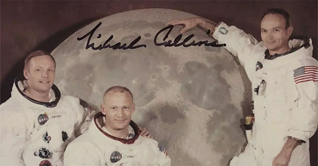 The Apollo 11 astronaut revealed an unpublished photo