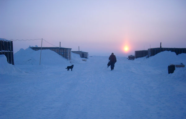 The Arctic was warm