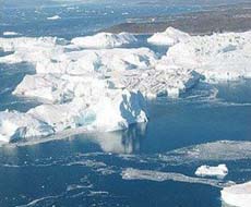 The area of ​​ice in the Arctic dropped a record in the summer
