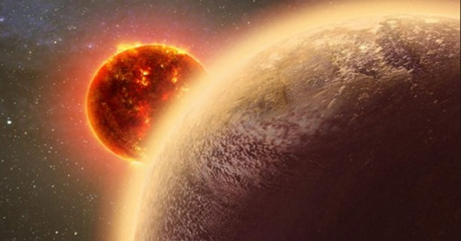 The atmosphere on the planet near the Earth can nourish life