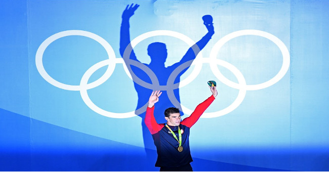 The beautiful moment of Michael Phelps in the 2016 Olympics
