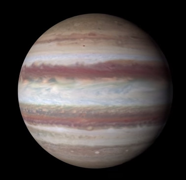 The big red stain of Jupiter is getting smaller