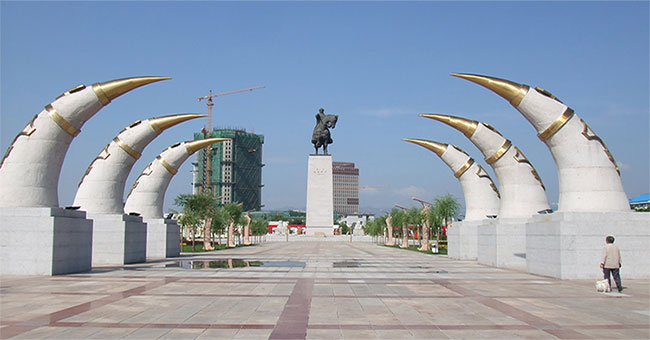 The biggest battle of Genghis Khan's military career