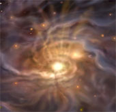 The biggest star in the Milky Way is forming