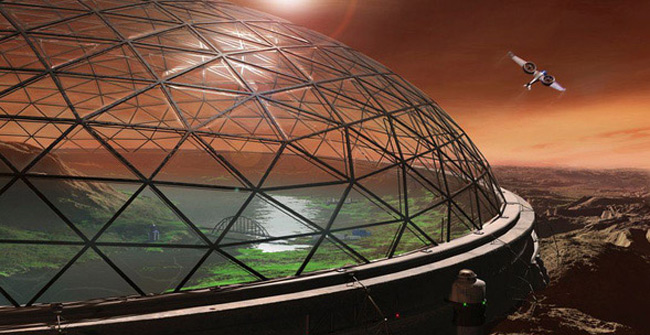 The bold idea of ​​the American architect guy: 'Planting' houses on Mars from mushroom roots