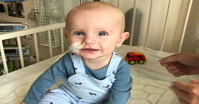 The boy was born without an immune system